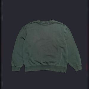 Men's Dark Green Crewneck Sweater